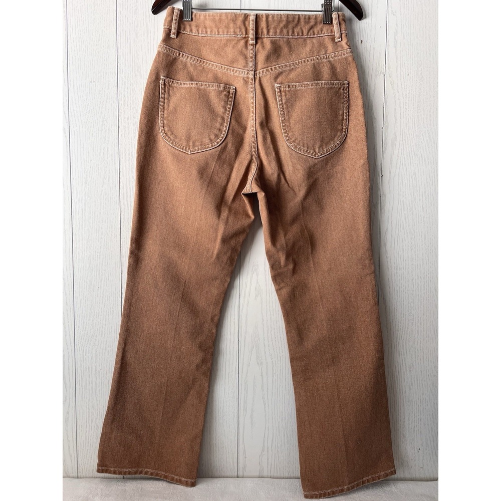 Soeur Francisco Womens Denim Jeans‎ 30x27 Fitted Flared High Rise Beige Wheat